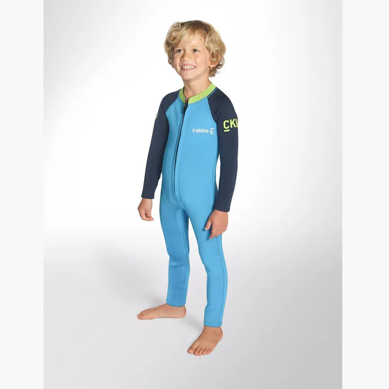 C-Skins C-Kid Baby Steamer Wetsuit Cyan/Lime
